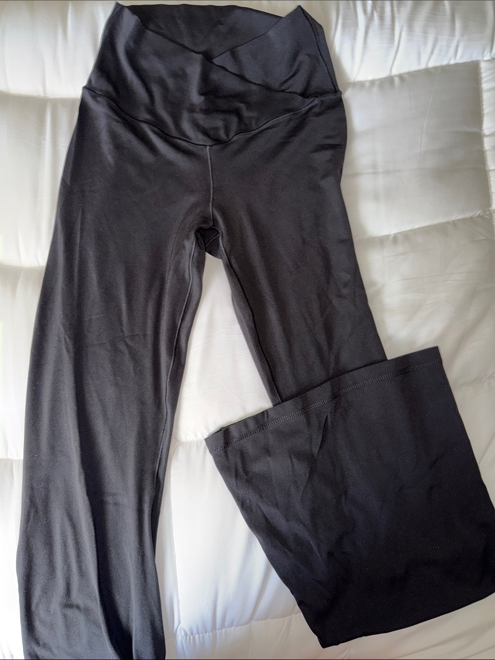 aerie Black Boot Cut Flare Yoga Pants